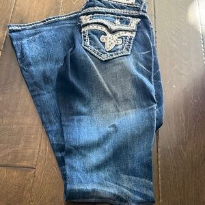 Rock Revival Dark Blue Boot Cut Jeans
